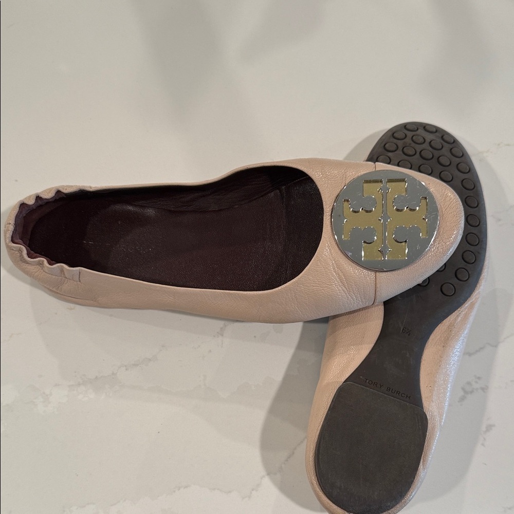 Tory Burch Claire Cap Toe Women's Ballet Flats SZ 8 - Picture 8 of 10